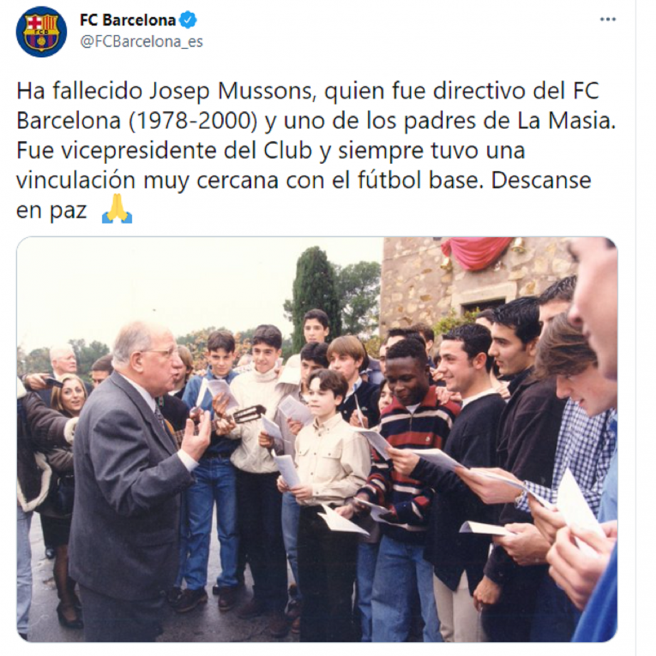 tuit Josep Mussons FC Barcelona