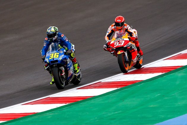 Marc Márquez Joan Mir Moto GP EFE Marc Márquez Joan Mir Moto GP EFE