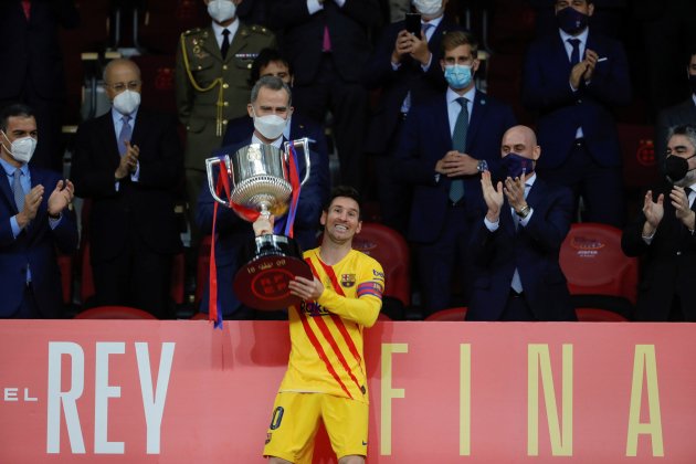 Messi rey Felipe VI Barca EFE