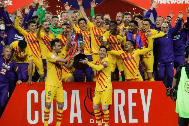 Barca celebracion Copa Rey EFE