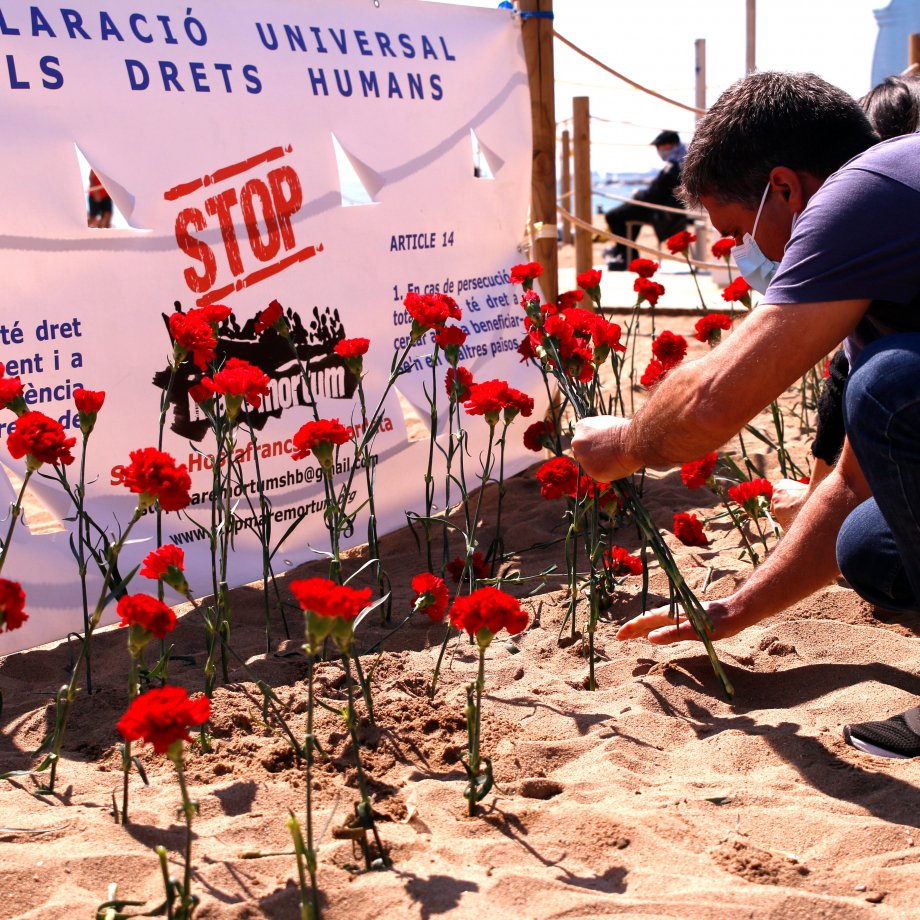 Stop mare mortum plantada claveles playa acn Stop mare mortum plantada claveles playa acn