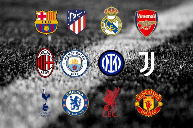 Fotomontaje Superliga europea fútbol Àlex Sanmartín Fotomontaje Superliga europea fútbol Àlex Sanmartín