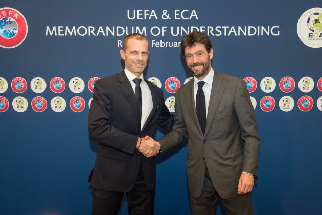 Ceferin Agnelli UEFA Juventus / Europa Press Ceferin Agnelli UEFA Juventus / Europa Press