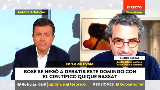 Quique Bassat en Antena 3