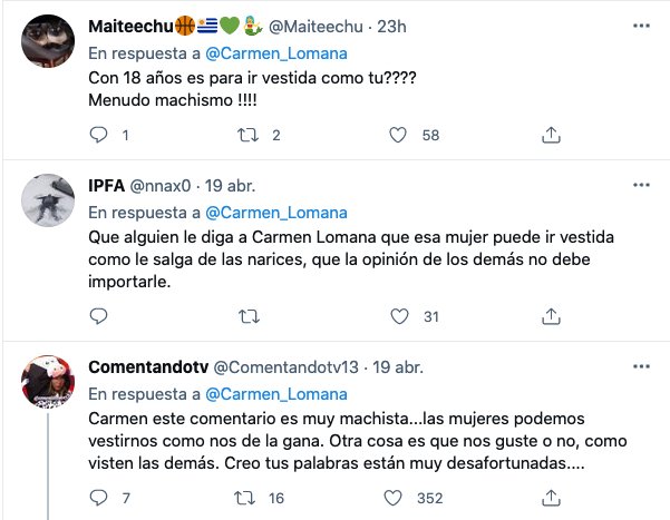 tuits contra Carmen Lomana 3