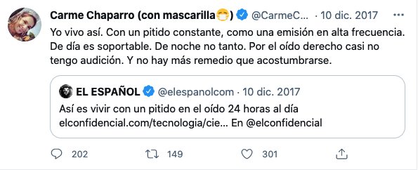 tuit chaparro sordera