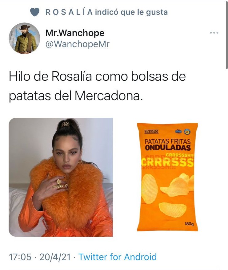 tuit Rosalia patatas fritas @wanchopemr