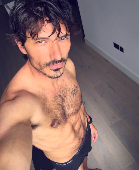 Perfil de Instagram de Andrés Velencoso