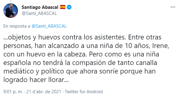 HILO TWITTER ABASCAL INCITACIÓN AL ODIO 2