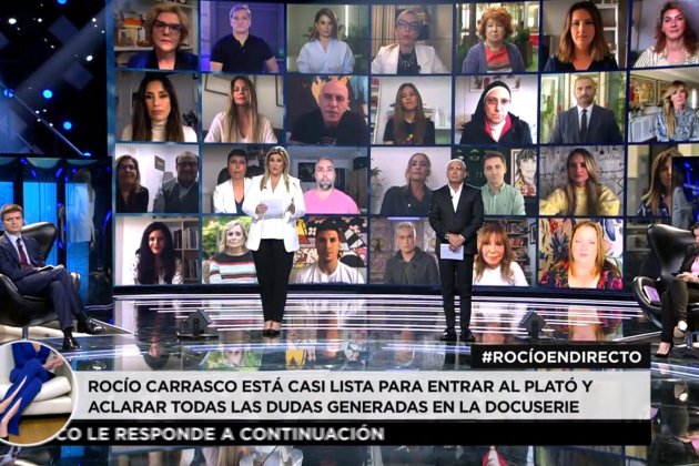 Participantes entrevista a Rocío Carrasco T5