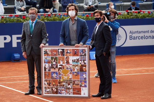 Homenaje Feliciano David Ferrer Barcelona Open Banco Sabadell EFE