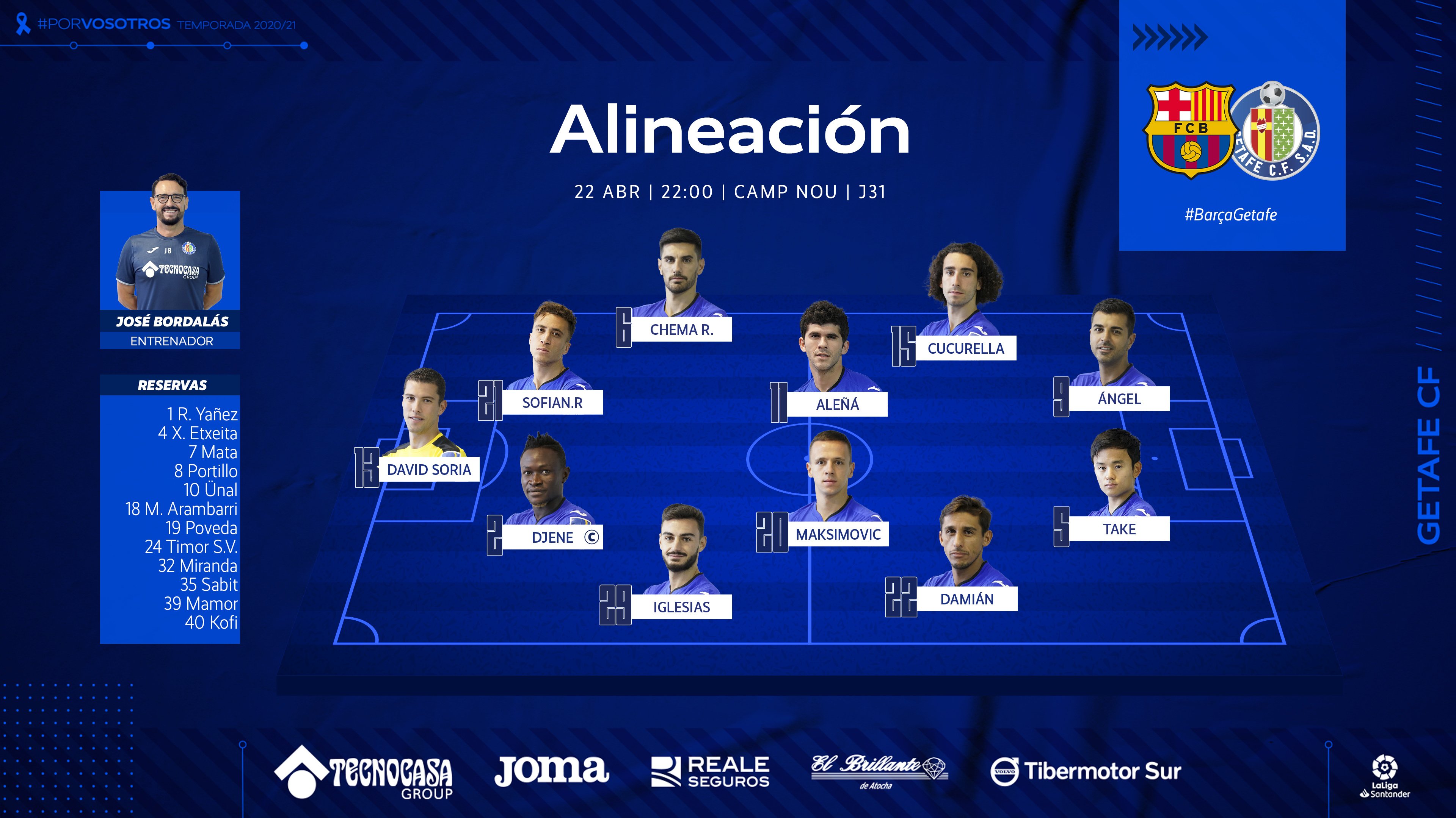 Once Getafe 