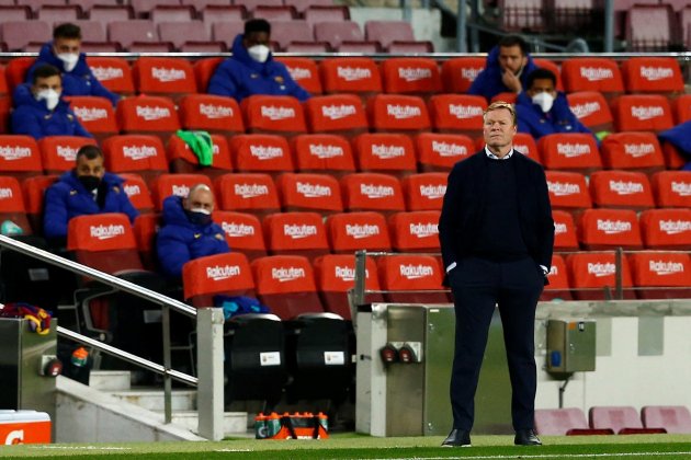 Ronald Koeman banqueta|banc dels acusats Barca EFE