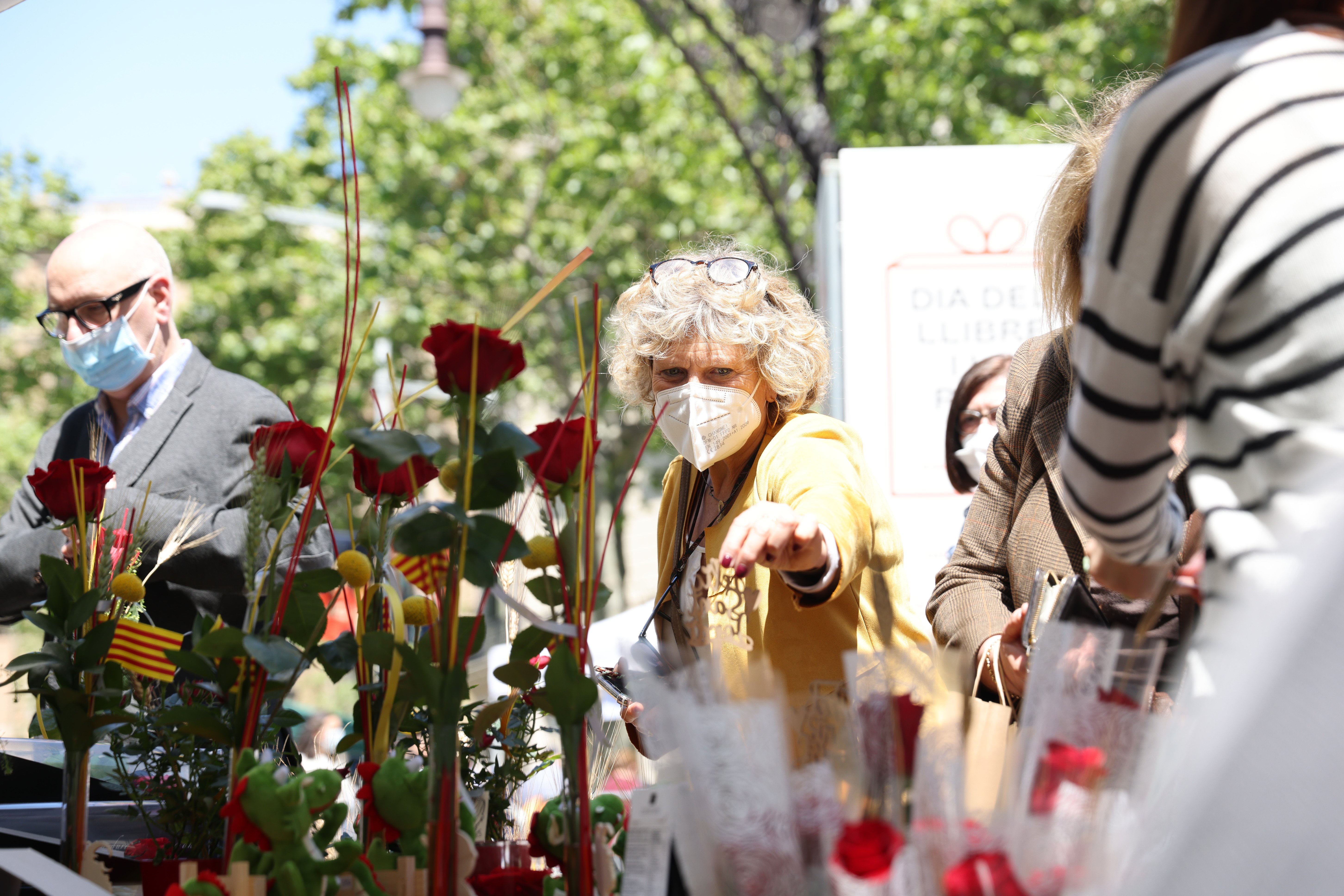 El Gremi de Floristes celebra la venda de 4,2 milions de roses aquesta diada