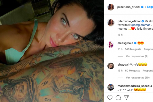 Perfil de Instagram de Pilar Rubio