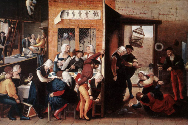 Escena d'un hostal de prostitució. Font Wikimedia Commons