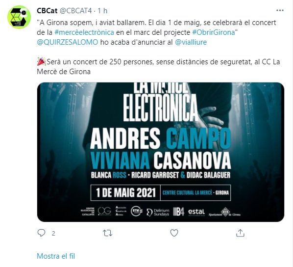 TUIT Blockchain catalunya concierto Girona
