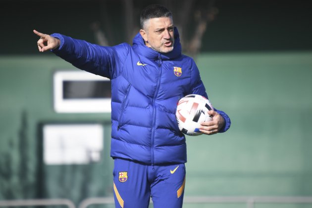 Garcia Pimienta entrenamiento Barca @FCB Garcia Pimienta entrenamiento Barca @FCB