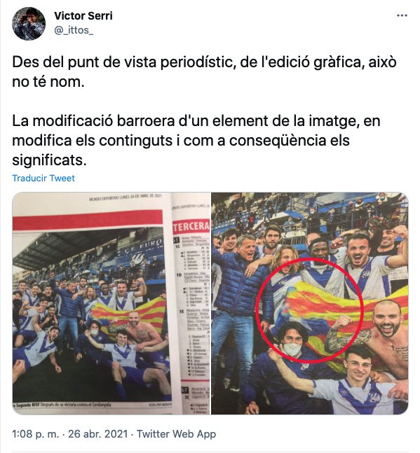 estelada censurada Mundo Deportivo