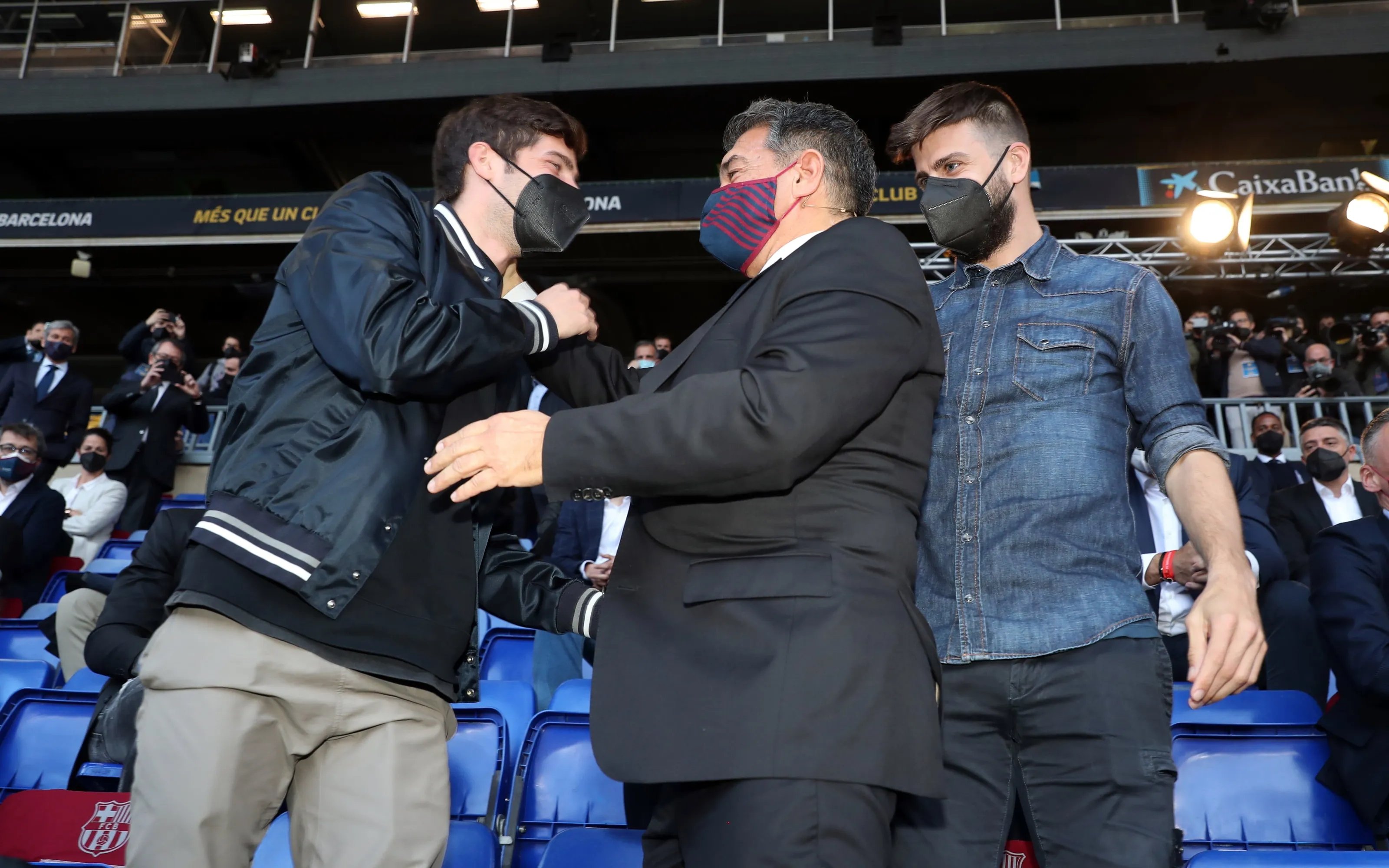 Reunió sorpresa entre Piqué, Laporta i Ceferin a Barcelona