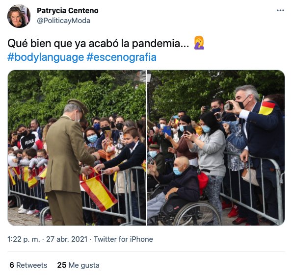 tuit Patrycia Centeno Felipe VI