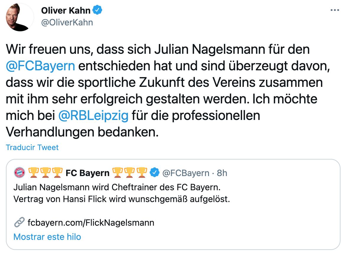 TUIT Oliver Kahn Nagelsmann