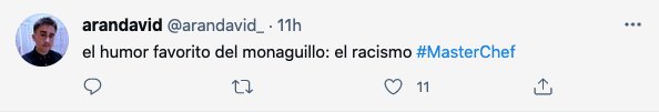 tuit monaguillo racismo