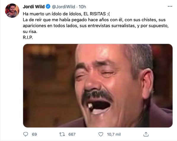 tuit muerte Risitas 2