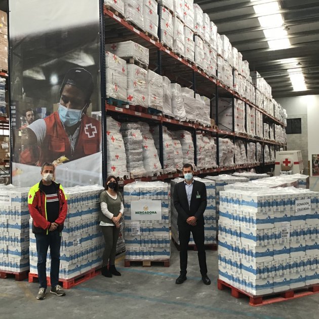 Creu Roja Mercadona a Catalunya donacion leche