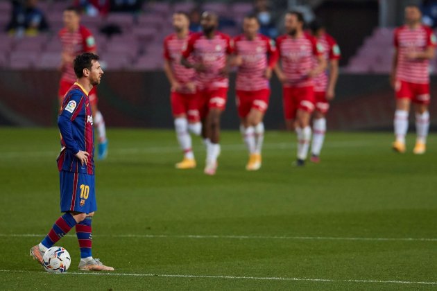 Leo Messi gol Granada Barca triste EFE
