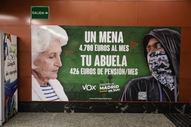 Cartel Vox Menas Sueltas Europa Press