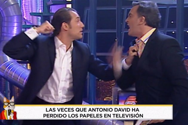 Antonio David intento agresión a Enrique del Pozo Telecinco TUIT