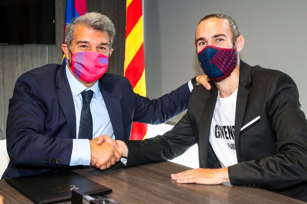 mingueza laporta renovació FC Barcelona