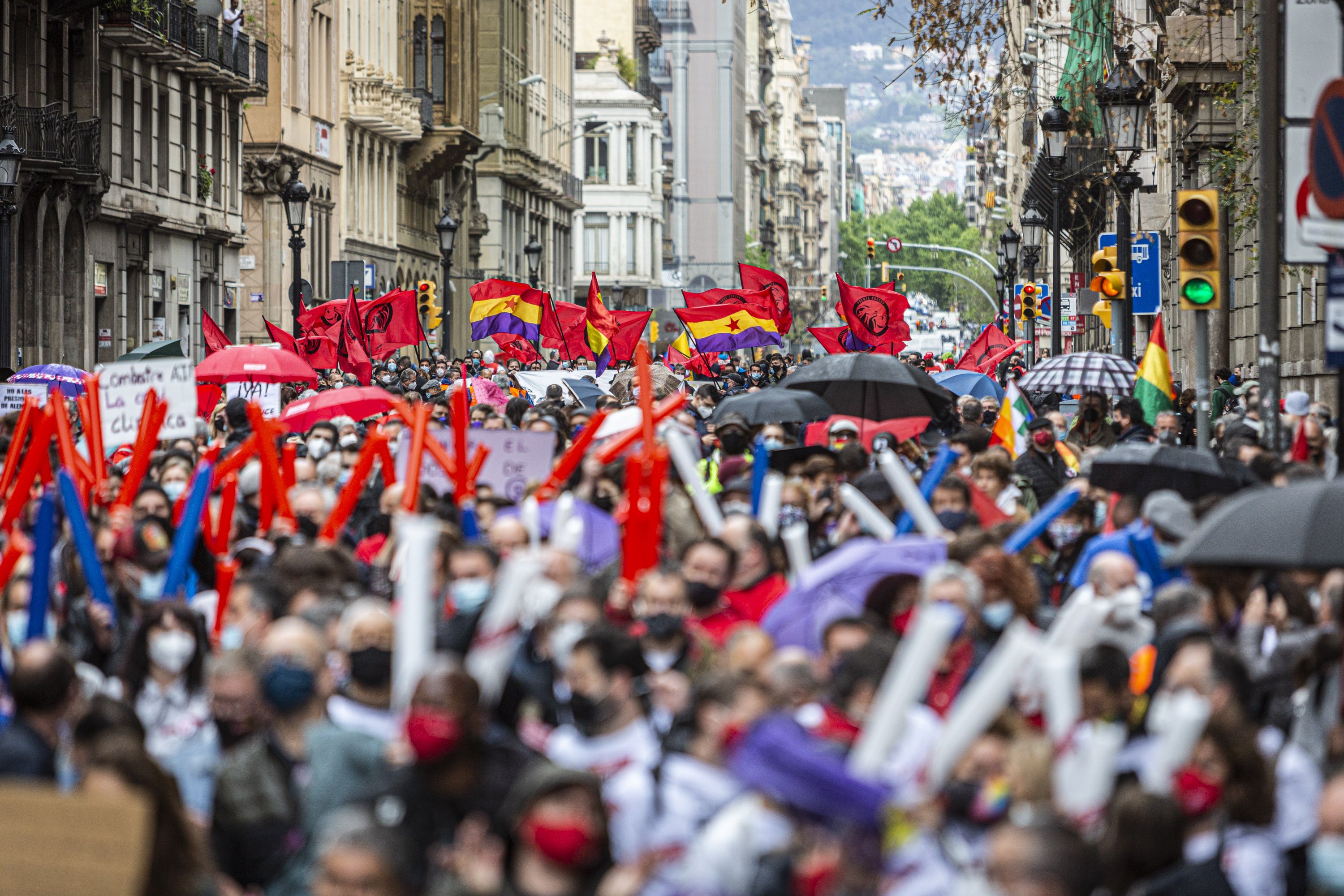 Manifestación 1 de mayo ugt ccoo dia trabajador / Montse Giralt