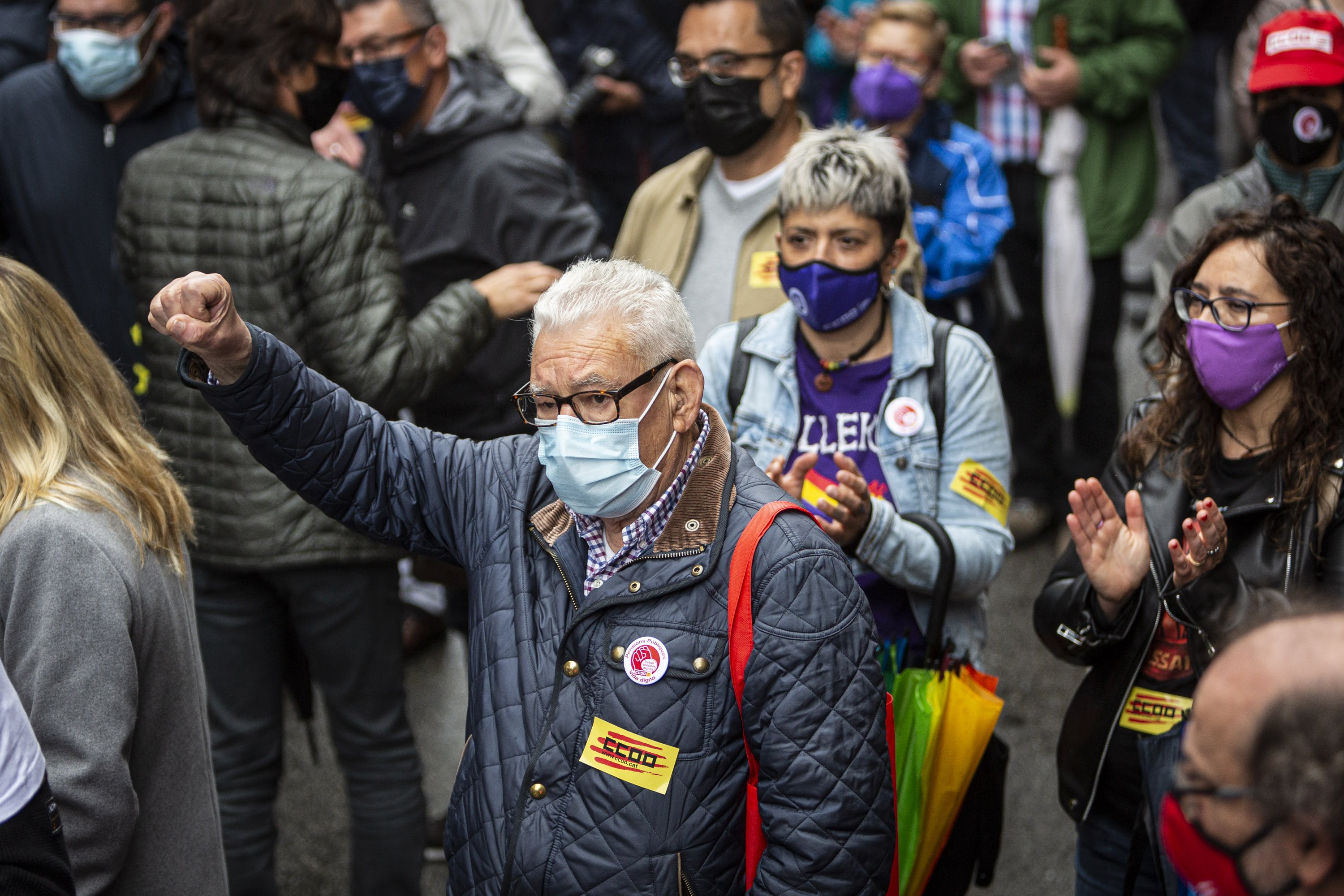 Manifestación 1 de mayo ugt ccoo dia trabajador / Montse Giralt