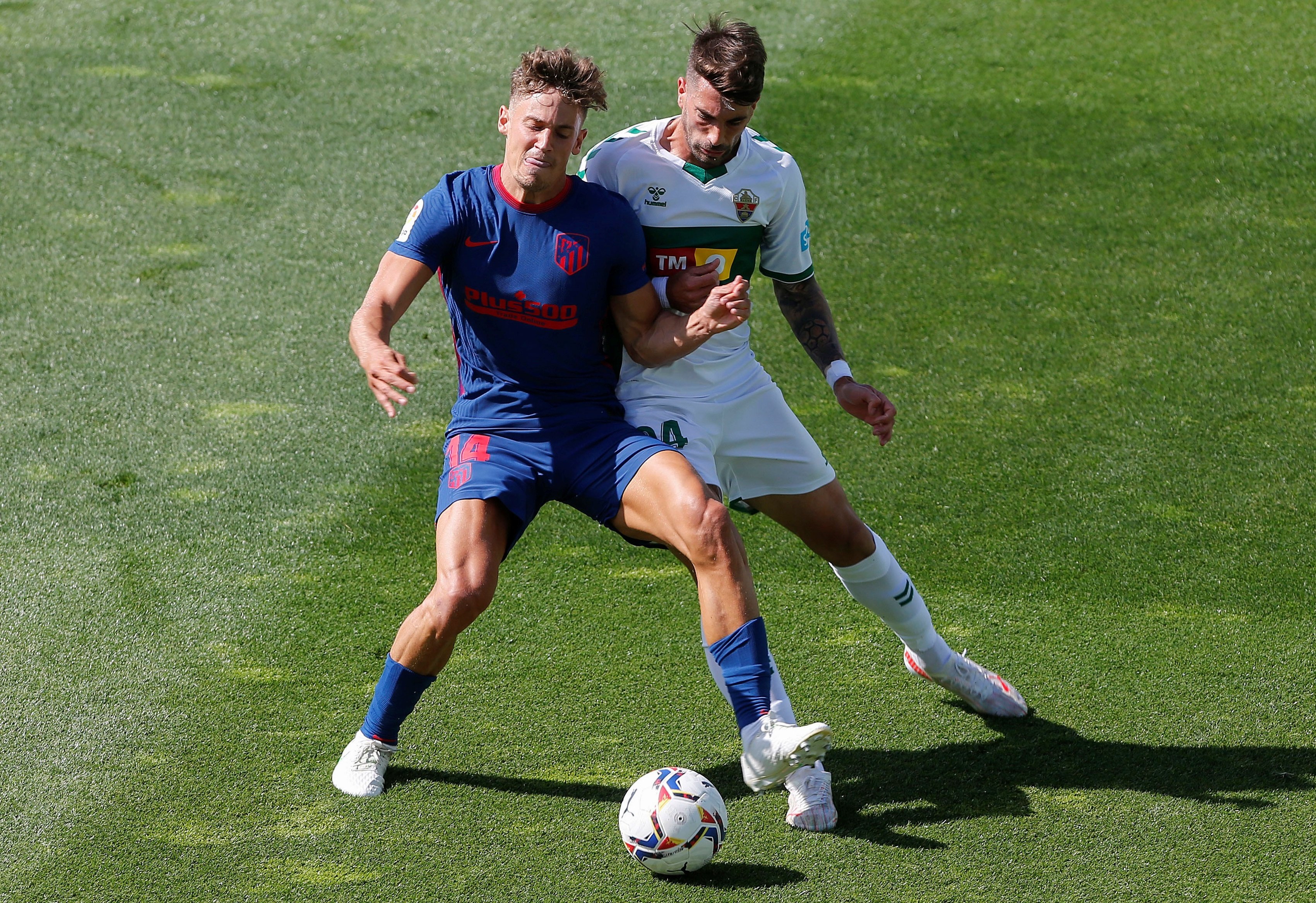 Elche-Atlético de Madrid: un palo salva al líder de otro 'palo' (0-1)