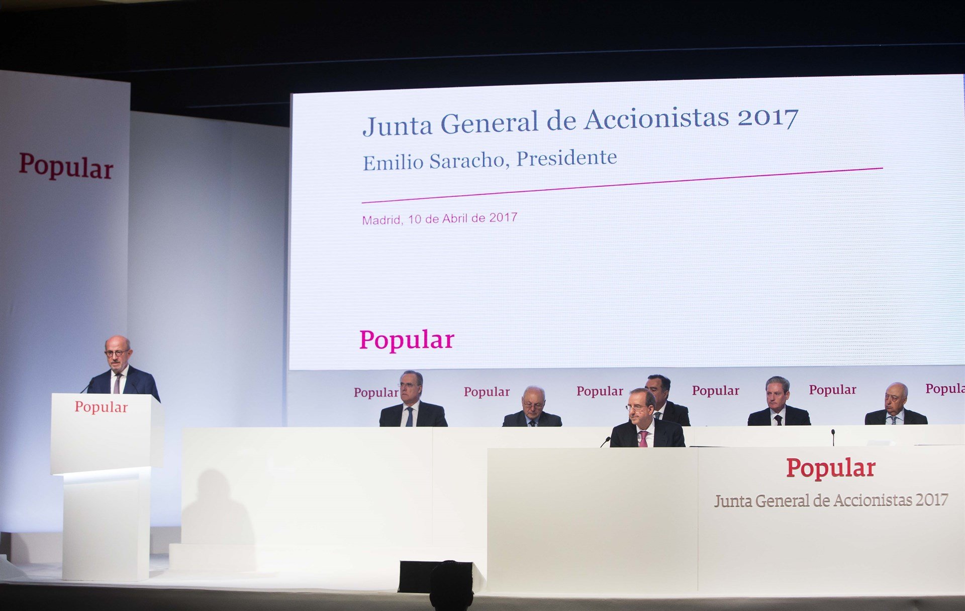 Banco Santander destituye a Emilio Saracho y a toda la cúpula del Popular