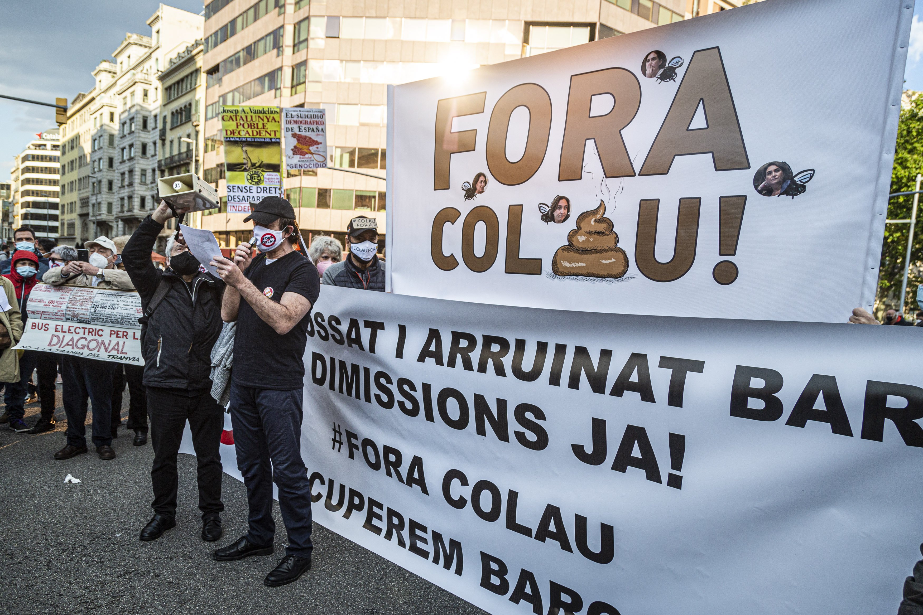 Manifestación Contra Ada Colau Barcelona 9/ Montse Giralt