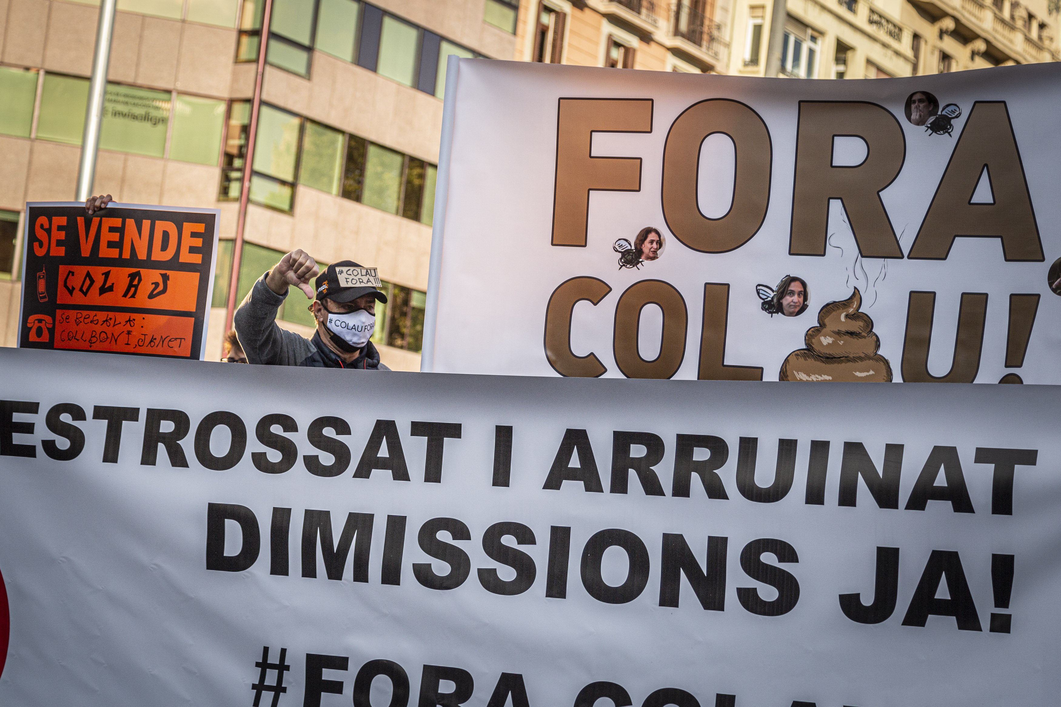 Manifestación Contra Ada Colau Barcelona 10/ Montse Giralt