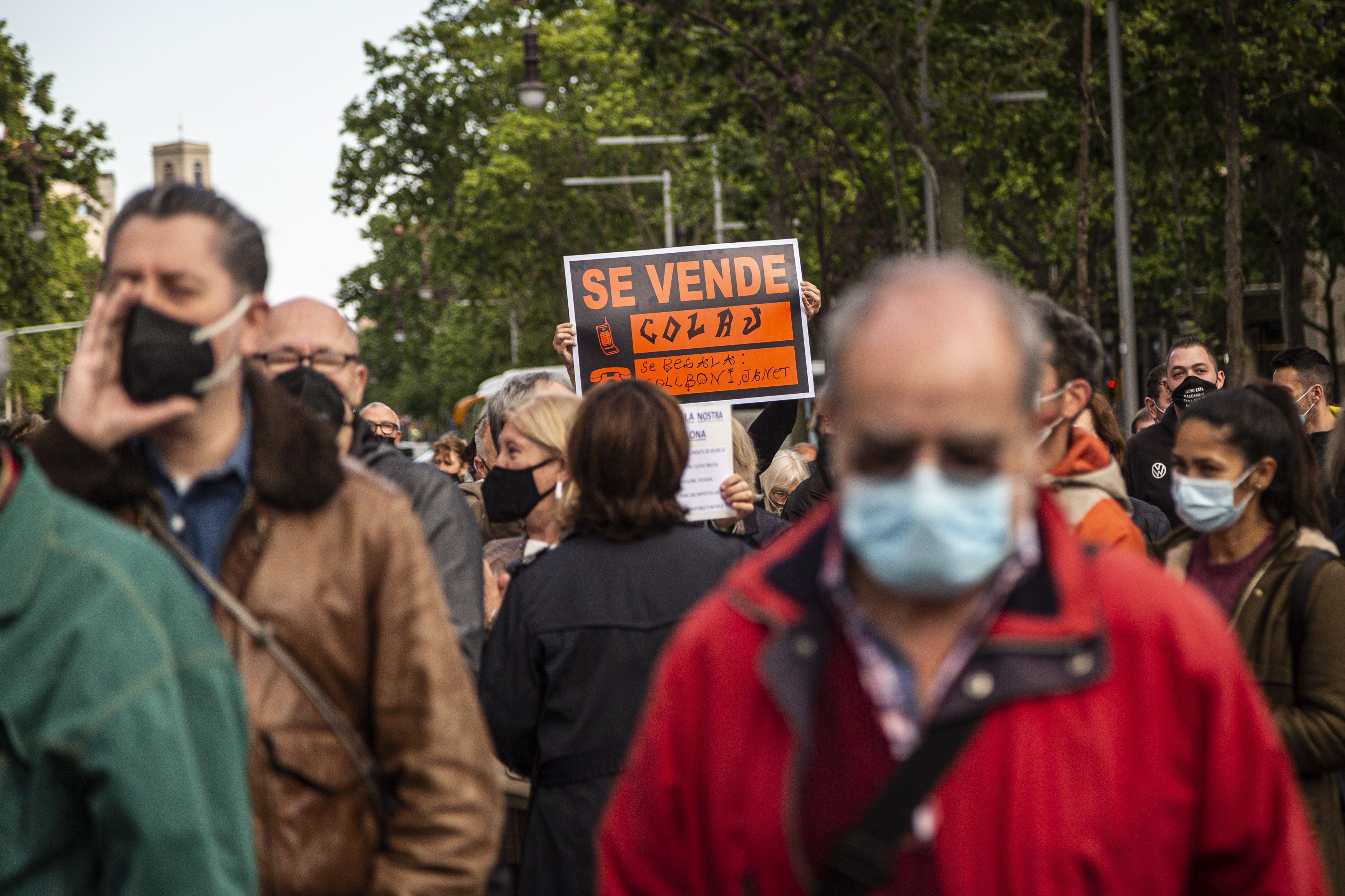 Manifestación Contra Ada Colau Barcelona 17/ Montse Giralt