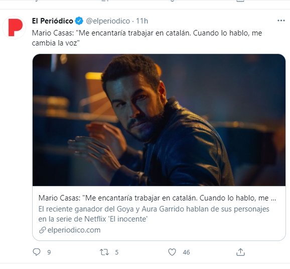 Mario Casas entrevista El Periódico