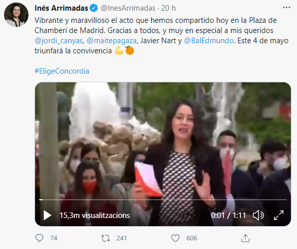 TUIT Ines Arrimadas Javier Nart