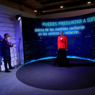 robot sofia comunitat madrid eleccions efe robot sofia comunitat madrid eleccions efe