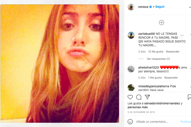 Perfil de Instagram de Rocío Flores