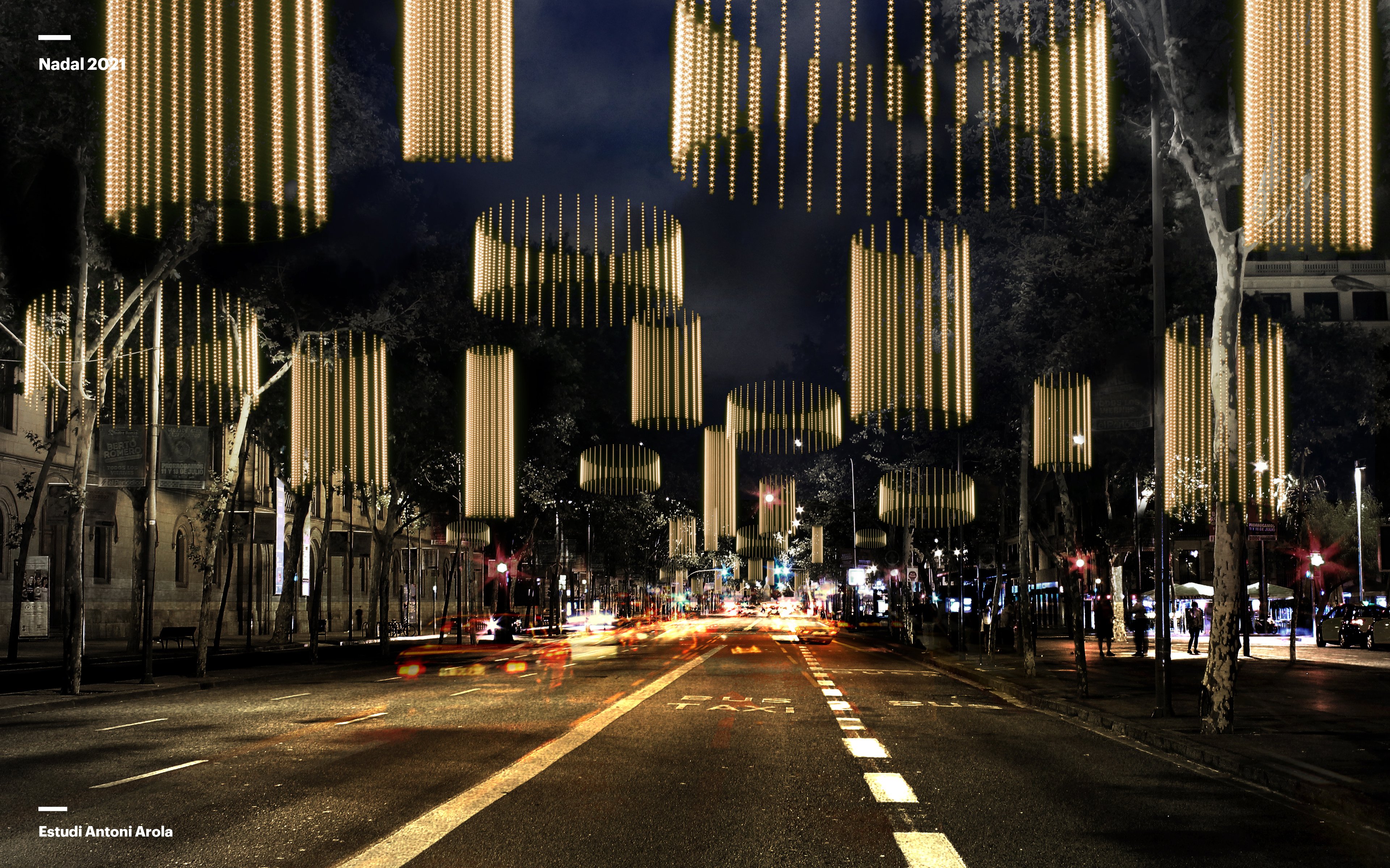 Barcelona encenderá 100 kilómetros de alumbrado navideño el 24 de noviembre