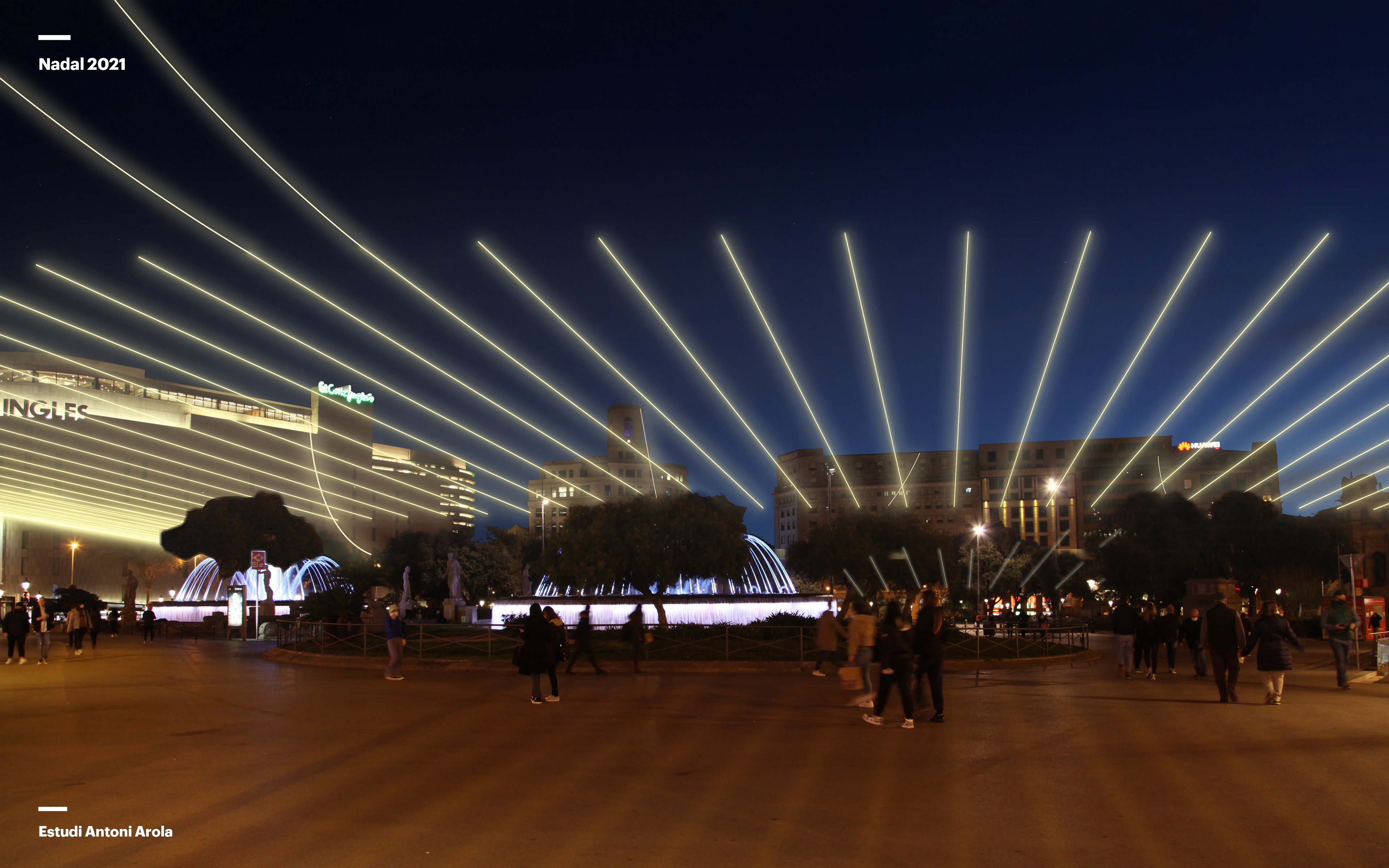 Luces Navidad barcelona 2021 Estudio Arola PL CAT ayuntamiento 