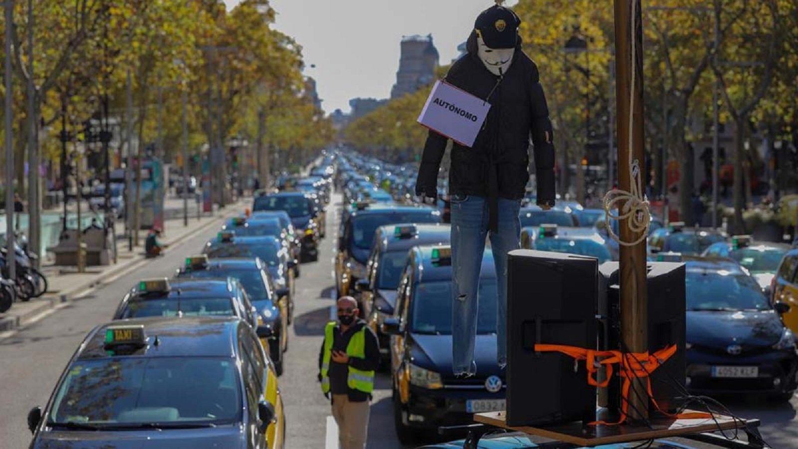 Los taxistas volverán a movilizarse contra Cabify el 17 de mayo