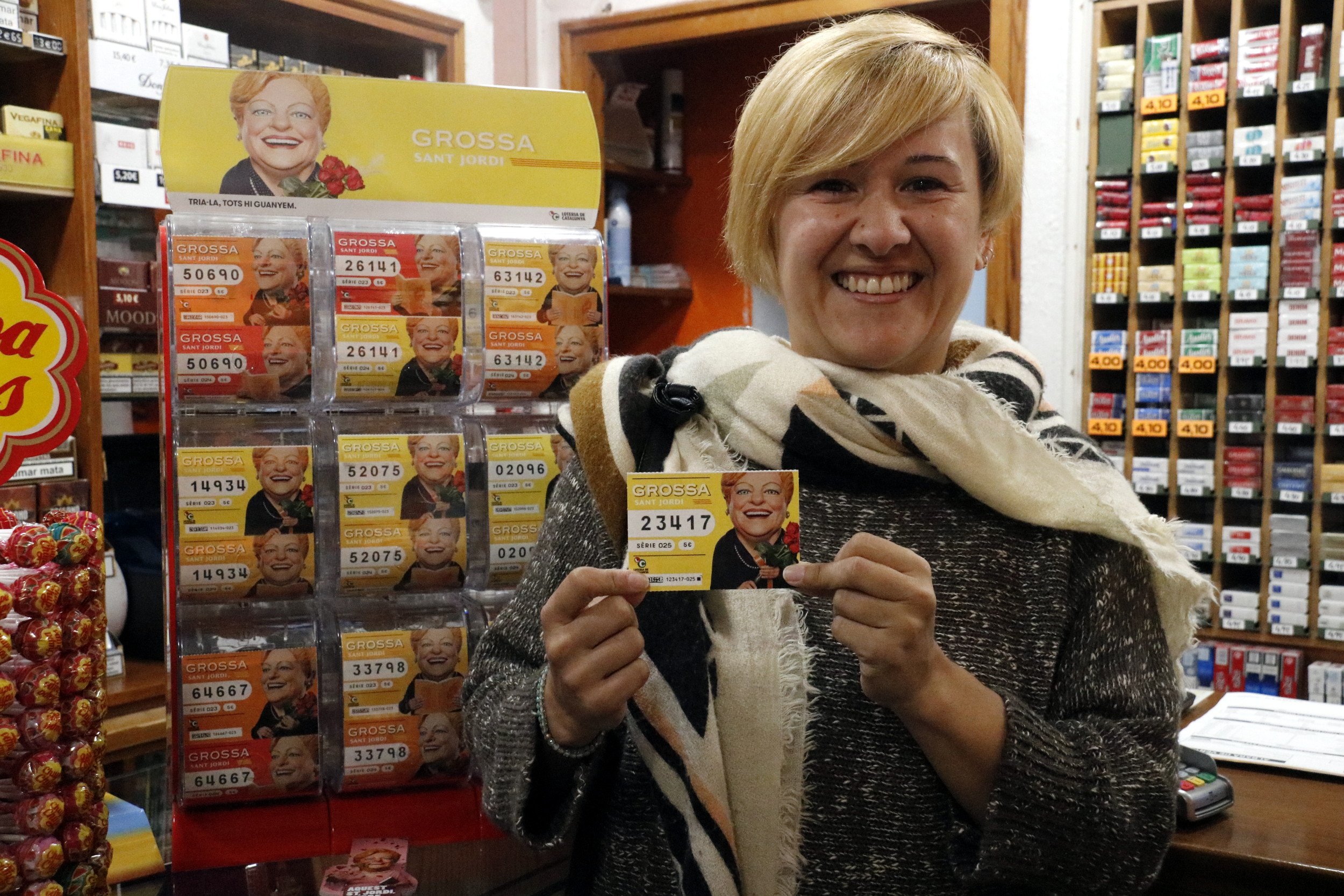 Se agota en poco tiempo el número 23417 de La Grossa de Sant Jordi