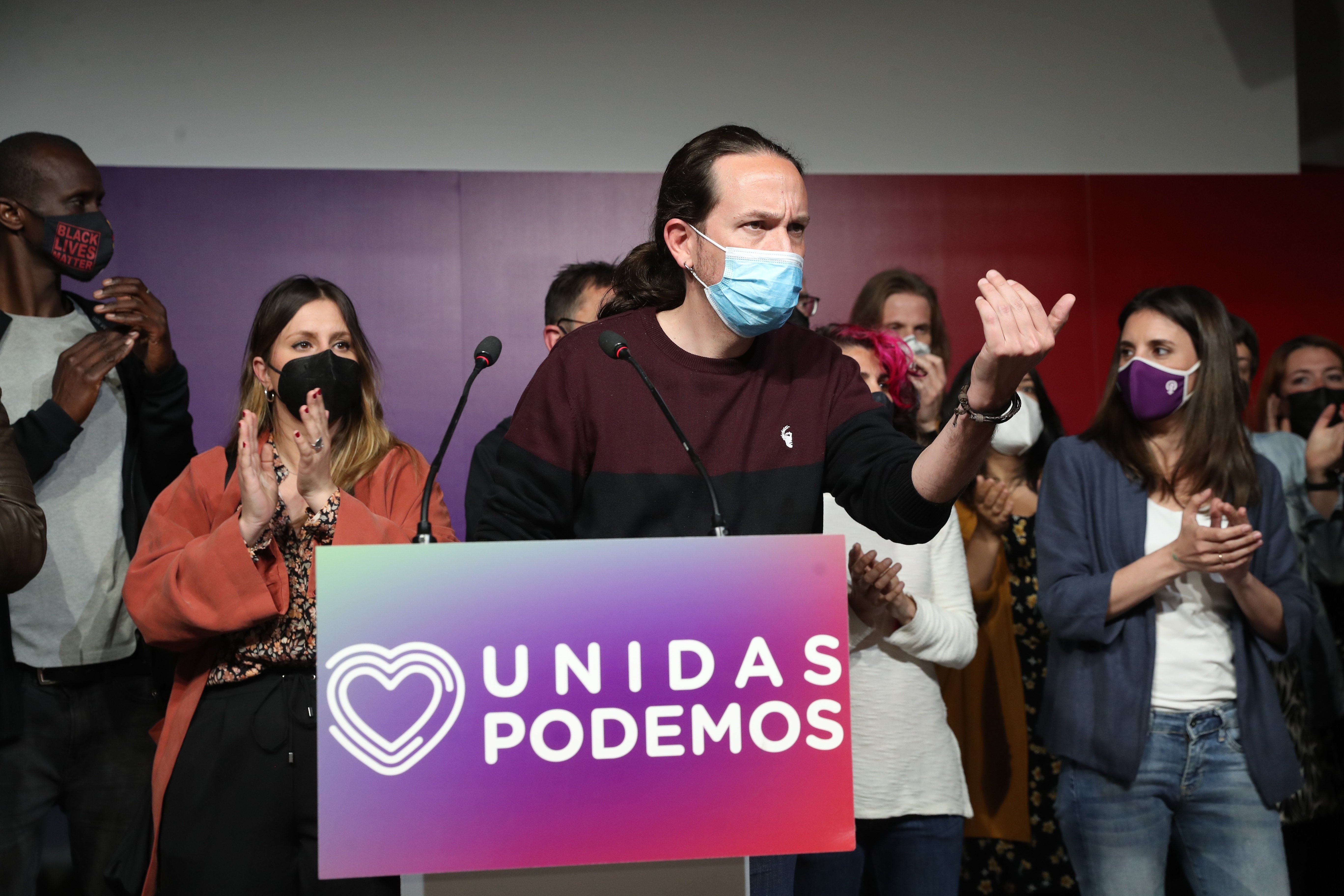 Iglesias plega després de la patacada a les eleccions de Madrid