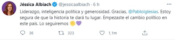 TUIT Jessica Albiach  Ayuso elecciones Madrid